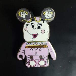 2013 Disney Parks Vinylmation Enamel Pin – Mrs. Potts – Pre-Owned